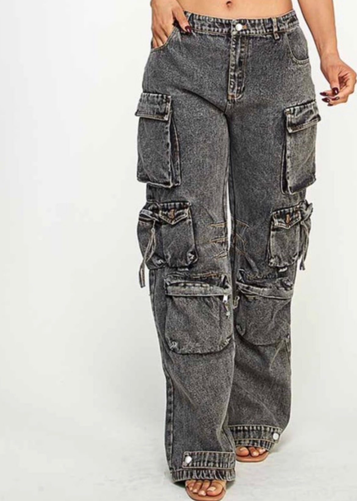 “ Her” Cargo Jeans